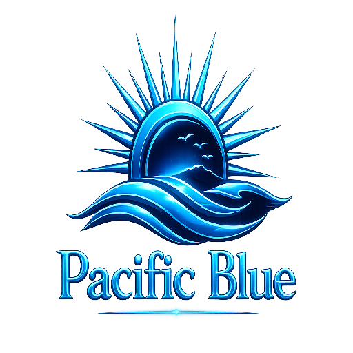 Logotipo oficial de Pacific Blue grupo musica Valencia